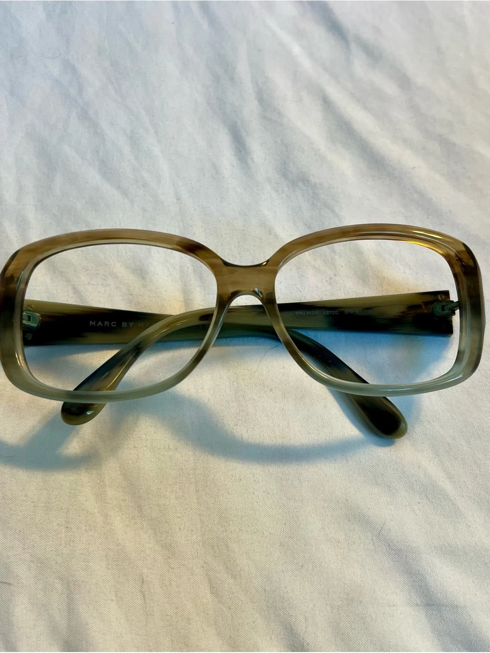 Marc Jacobs Olive-Toned Oversized Women's Glasses/sunglasses
